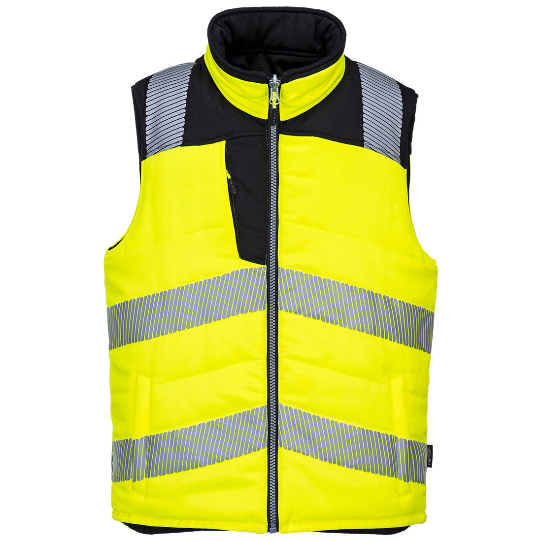 Portwest PW3 Hi-Vis Bodywarmer Geel-Zwart