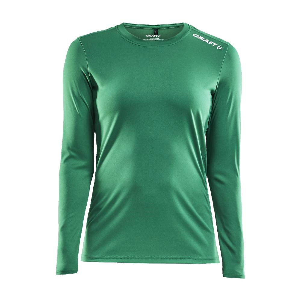 craft-rush-t-shirt-lange-mouw-dames-651000-team-green