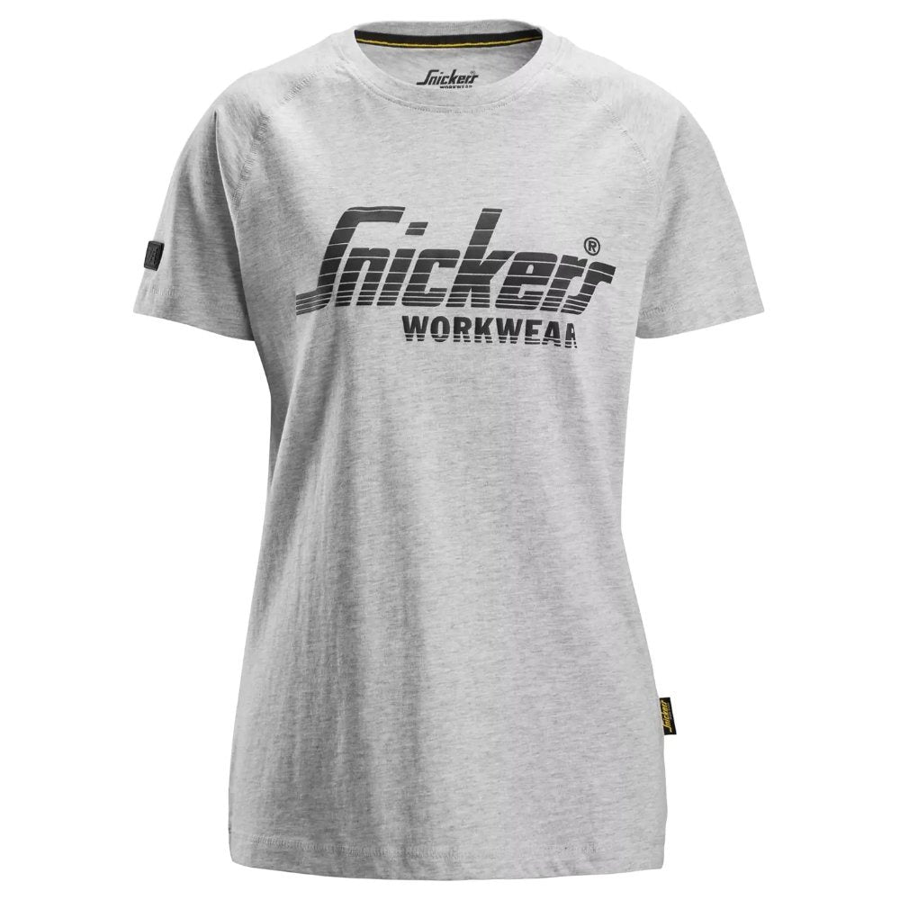 snickers-dames-logo-t-shirt-grijsmelange