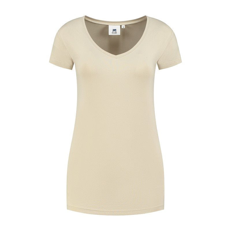 ls-t-shirt-v-hals-korte-mouw-dames-sand