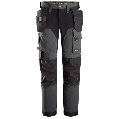 snickers-awr-4-weg-stretch-broek-hp-staalgrijs-zwart