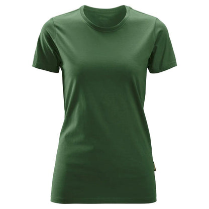 snickers-dames-t-shirt-bosgroen