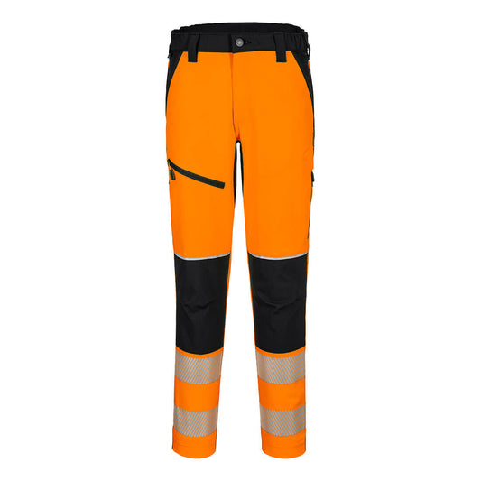 Portwest PW3 Hi-Vis Stretch Trouser (Oranje/Zwart)