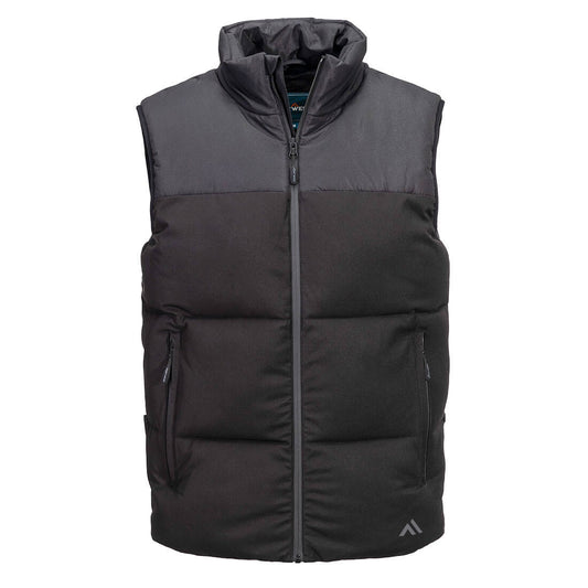 Portwest KX3 Insulated Baffle Bodywarmer (Zwart)