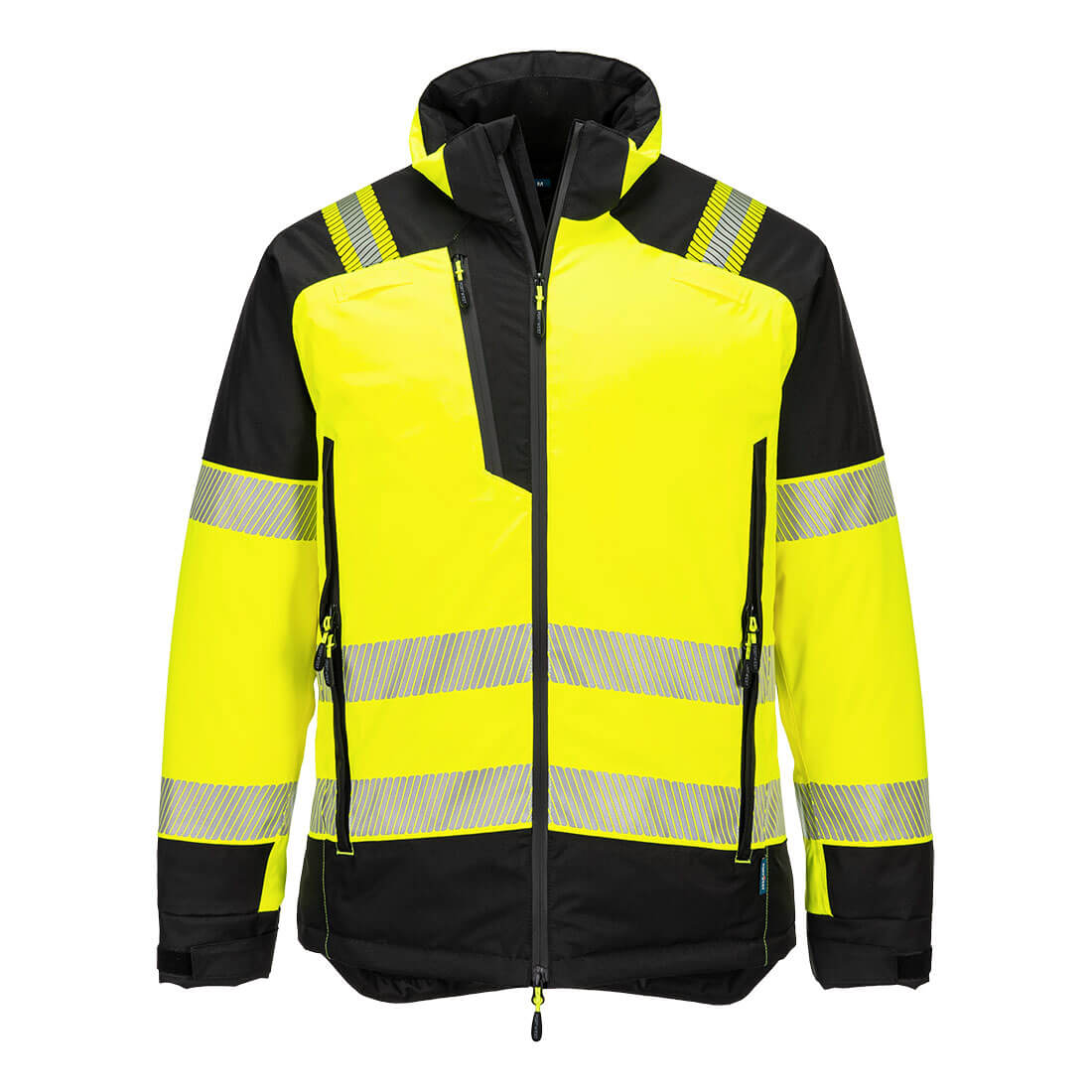 Portwest PW3 Hi-Vis Winter Jacket (Geel/Zwart)