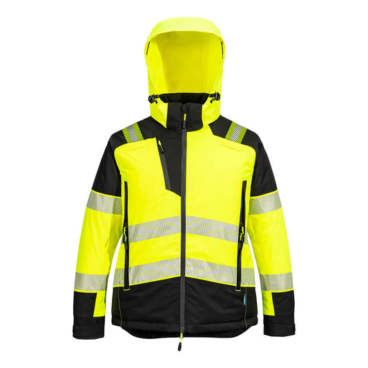 Portwest  PW3 Hi-Vis Women's Winter Jacket (Geel/Zwart)