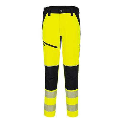 portwest-pw3-hi-vis-stretch-trouser-t140