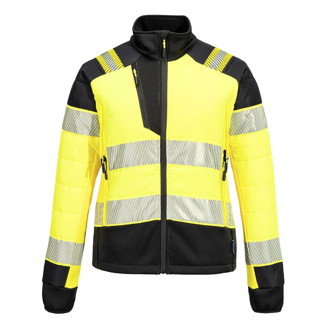 portwest-pw3-hi-vis-womens-hybrid-baffle-jacket-t171