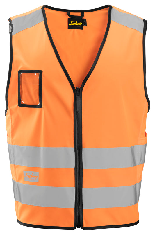 Snickers Vest High Visibility KL2 (Oranje)