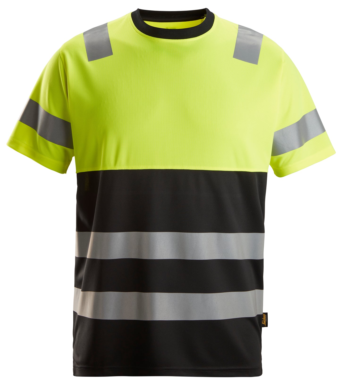 Snickers High-Vis KL1 T-Shirt (Zwart/Geel)