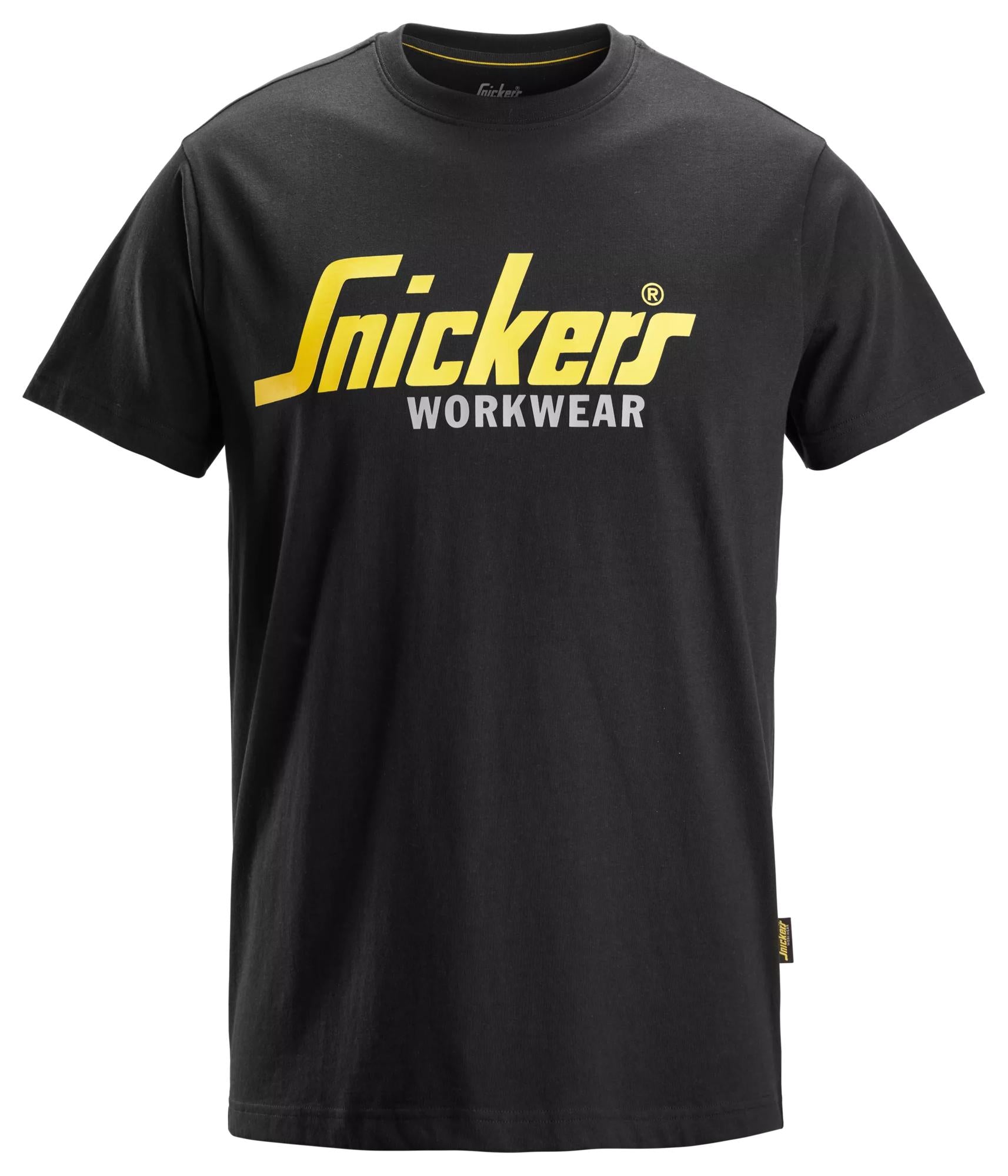 Snickers Classic Logo T-Shirt (Zwart)