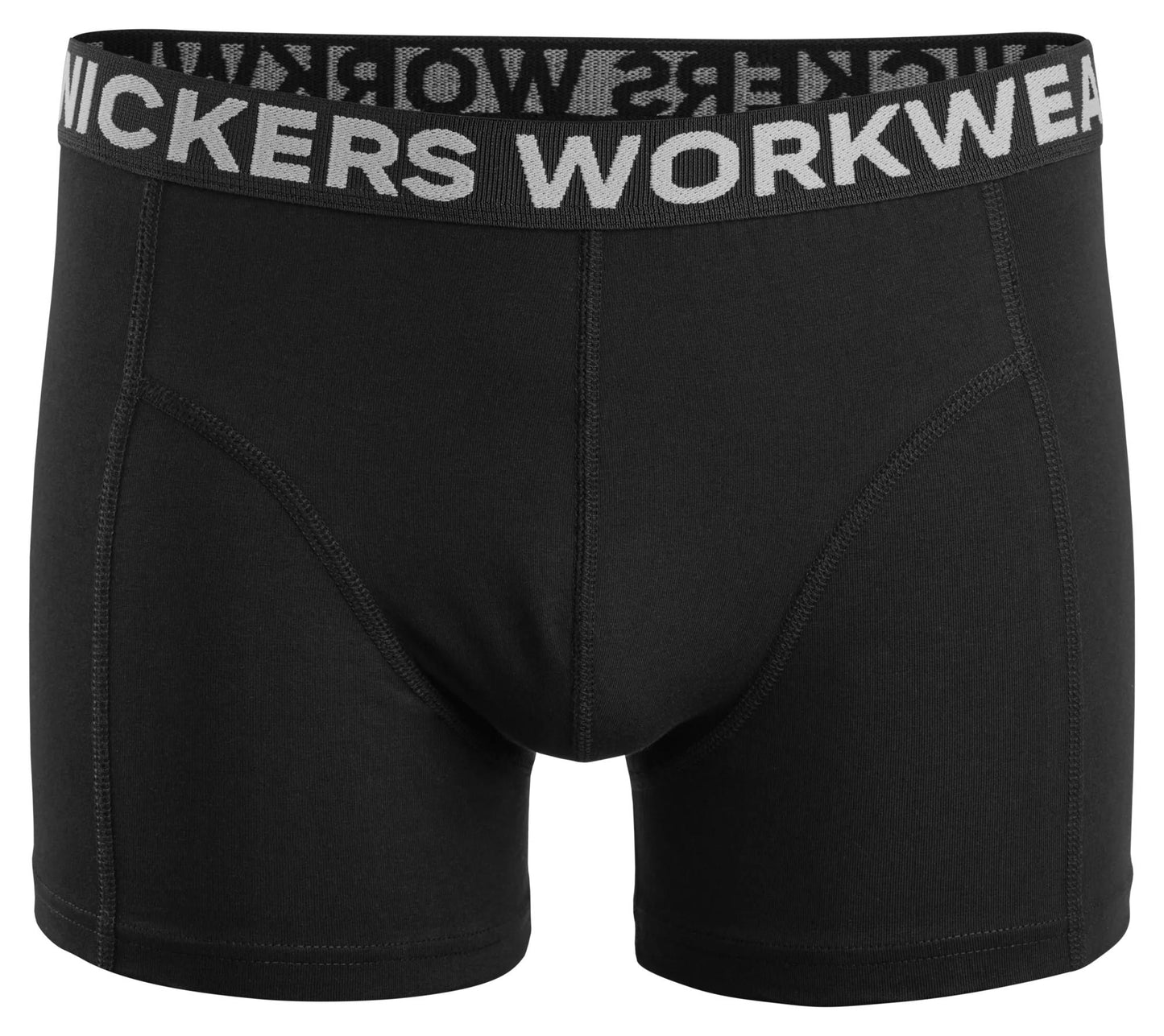 Snickers Stretch Boxershorts 2-Pack (Zwart/Zwart)