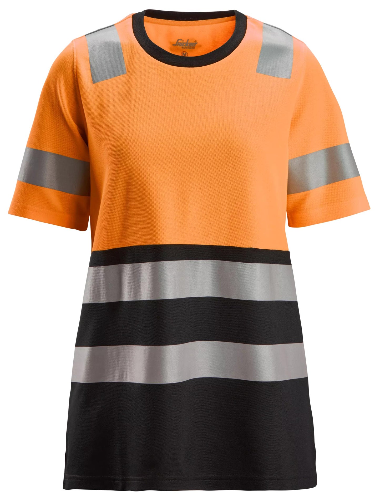 Snickers High-Vis Klasse 1 Dames T-Shirt (Oranje/Zwart)