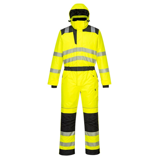 Portwest PW3 Hi-Vis Winter Overall CL.3 (Geel/Zwart) 1