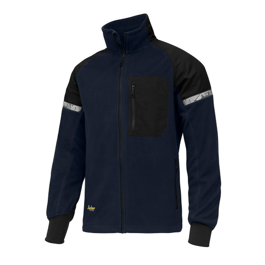 Snickers AW Windproof Fleece Jack (Navy/Zwart) 1