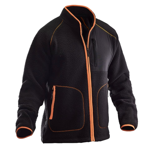 Jobman 5161 Pile Jacket (Zwart/Oranje) 1