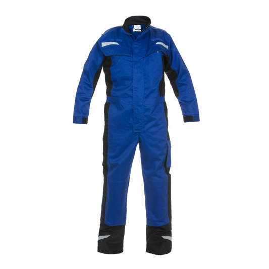 Hydrowear multinorm overal Memphis (Korenblauw-Zwart) 1