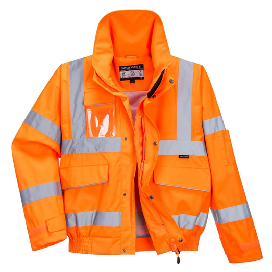 Portwest PWR Hi-Vis Extreme Bomber Werkjas (Oranje) 1