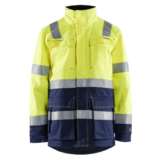 Blaklader Multinorm Winterparka (Geel/Navy) 1