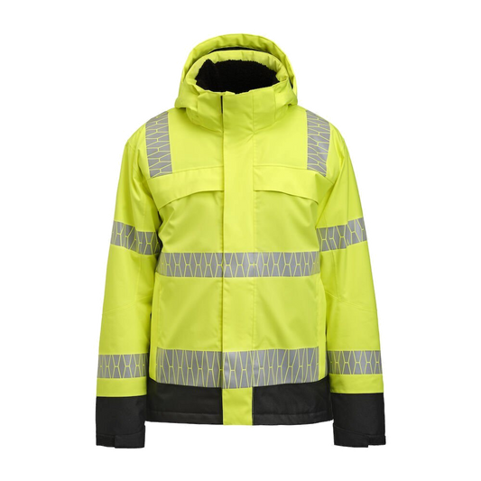 Jobman 1235 Winter Jas Hi-Vis (Geel/Zwart) 1