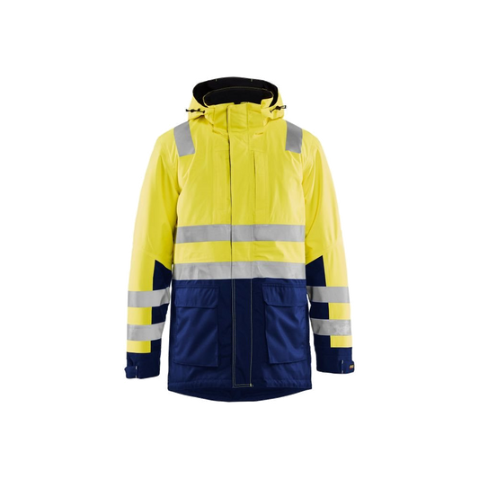 Blaklader HiVis parka 4495-1987 (3389 Geel/Navy) 1