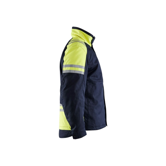 Blaklader Winterjas Inherent Steel (Marine/Geel) 1