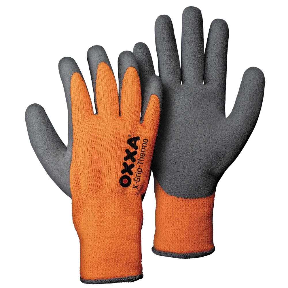 12Pr OXXA X-Grip-Thermo 51-850 (Oranje/Grijs) 1