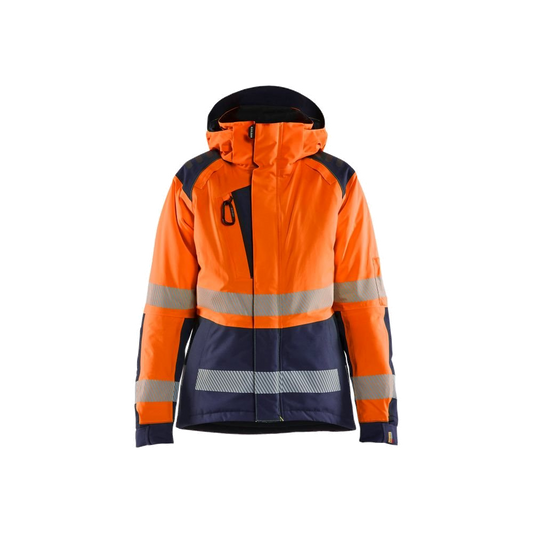 Blaklader Dames Winterjas High Vis (Oranje/Navy) 1