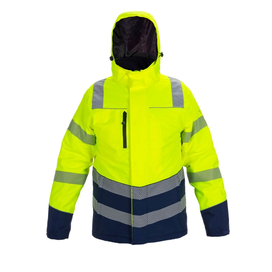 Hydrowear Winterparka Brussel (Geel-Marine) 1