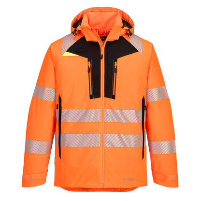 Portwest DX4 Hi-Vis Winter Jacket (Oranje/Zwart)