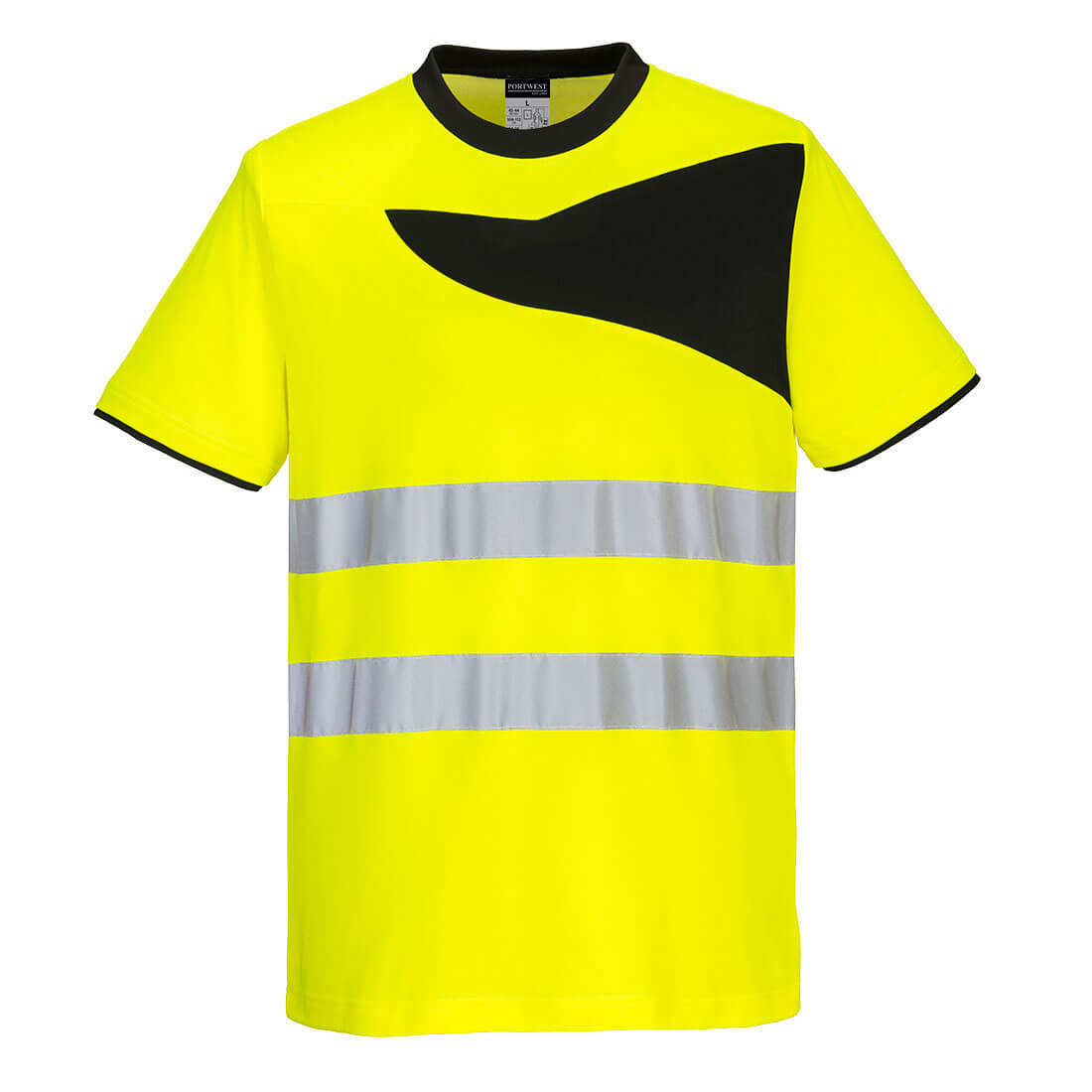 Portwest PW2 Hi-Vis T-Shirt S/S (Geel/Zwart)