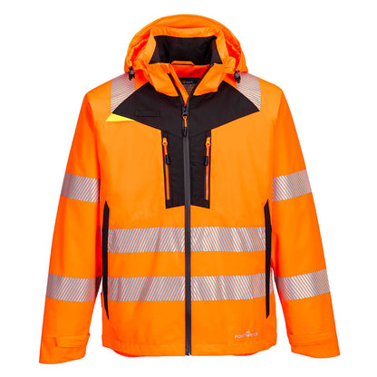 Portwest DX4 Hi-Vis Shell Regenjas CL.3 (Oranje)