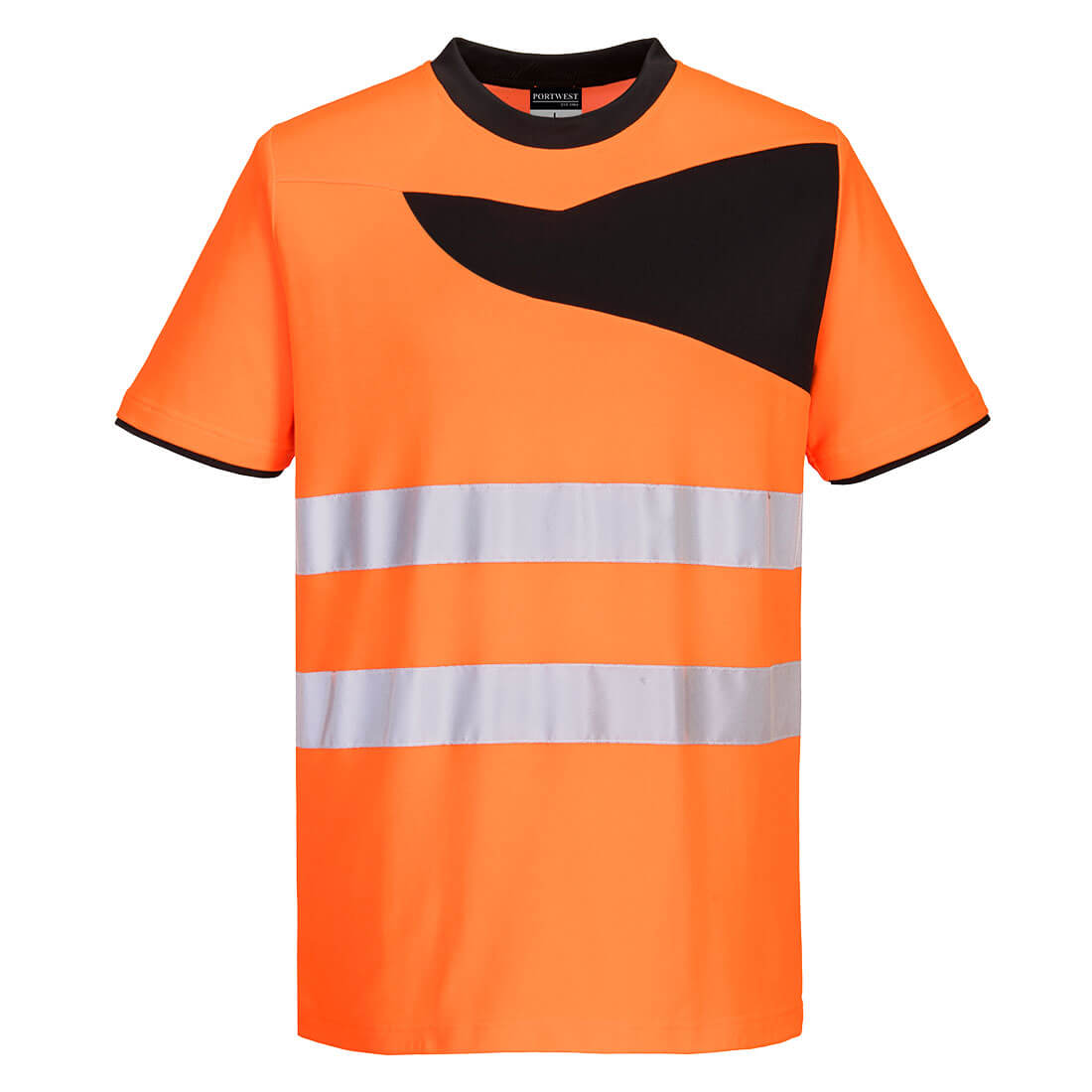 Portwest PW2 Hi-Vis T-Shirt S/S (Oranje/Zwart)